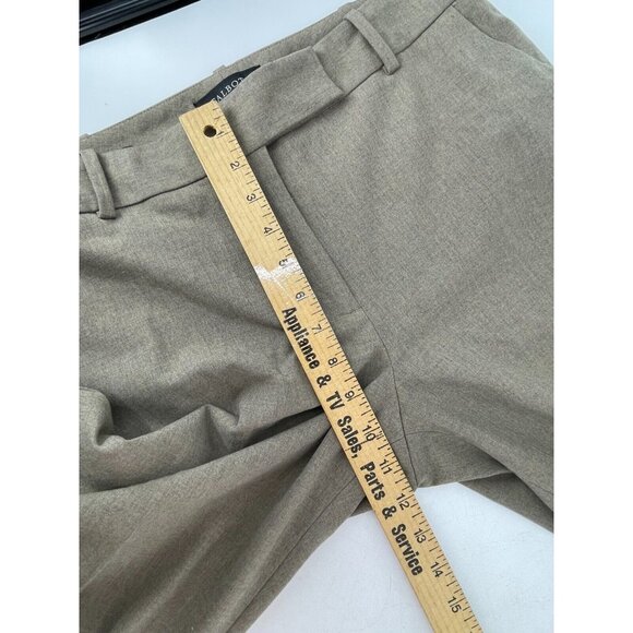 Talbots Heritage Women's Brown Mid Rise Flat Front Wide Leg Career Pants Size 10 - Picture 10 of 12